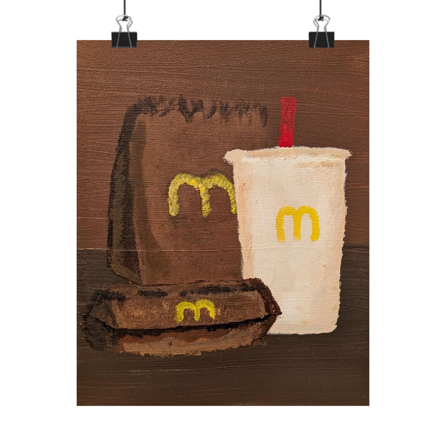 McDonald's Pop Expressionist Print